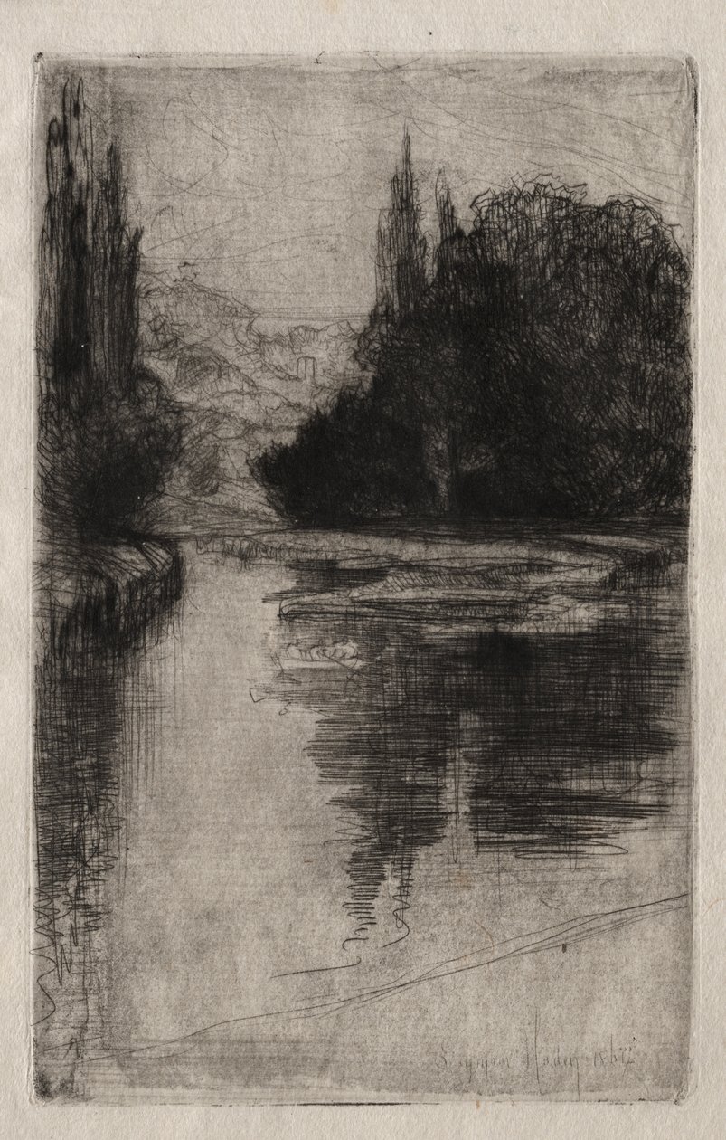 Večer od Francis Seymour Haden