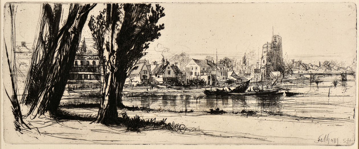 Fulham (lept) od Francis Seymour Haden