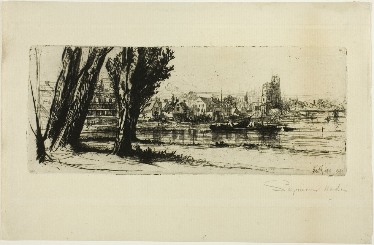 Fulham od Francis Seymour Haden
