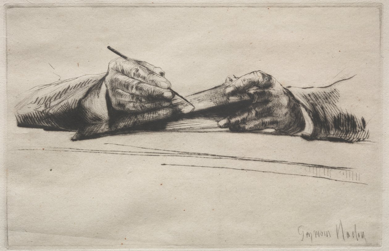 Ruce na sucho od Francis Seymour Haden
