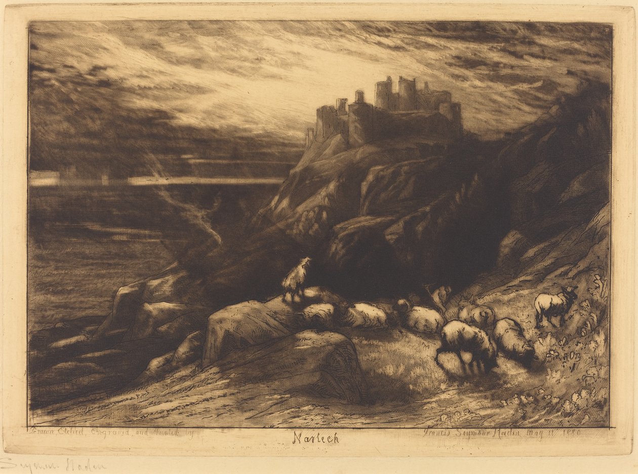 Harlech (č. 2) od Francis Seymour Haden