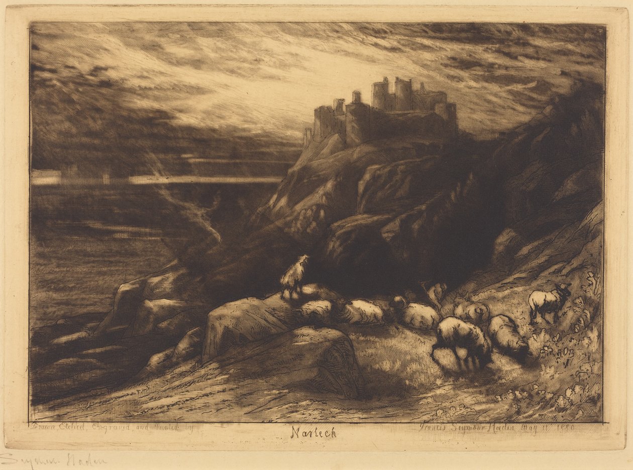 Harlech (Nr. 2) od Francis Seymour Haden