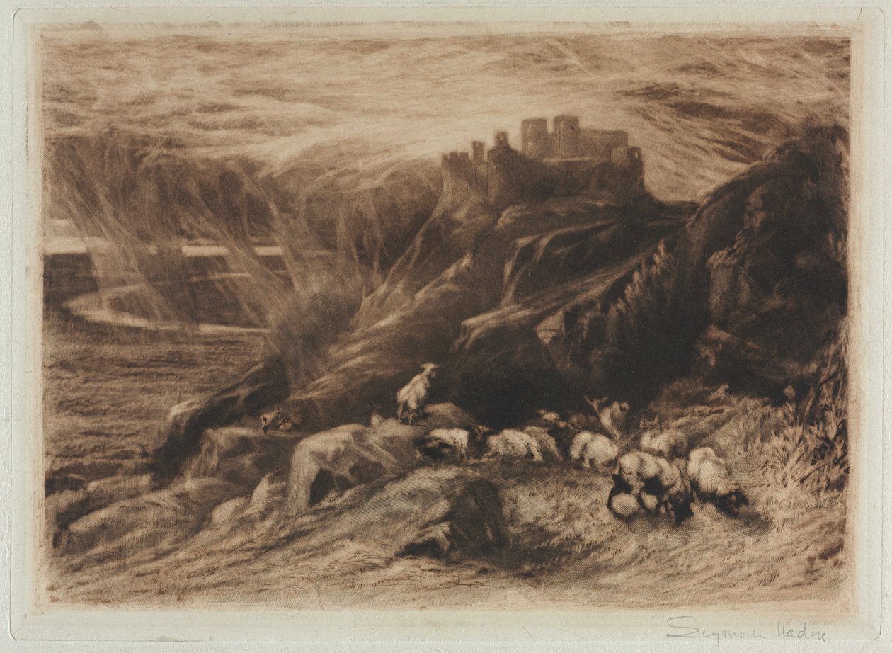 Harlech Druhá deska, 1880. od Francis Seymour Haden