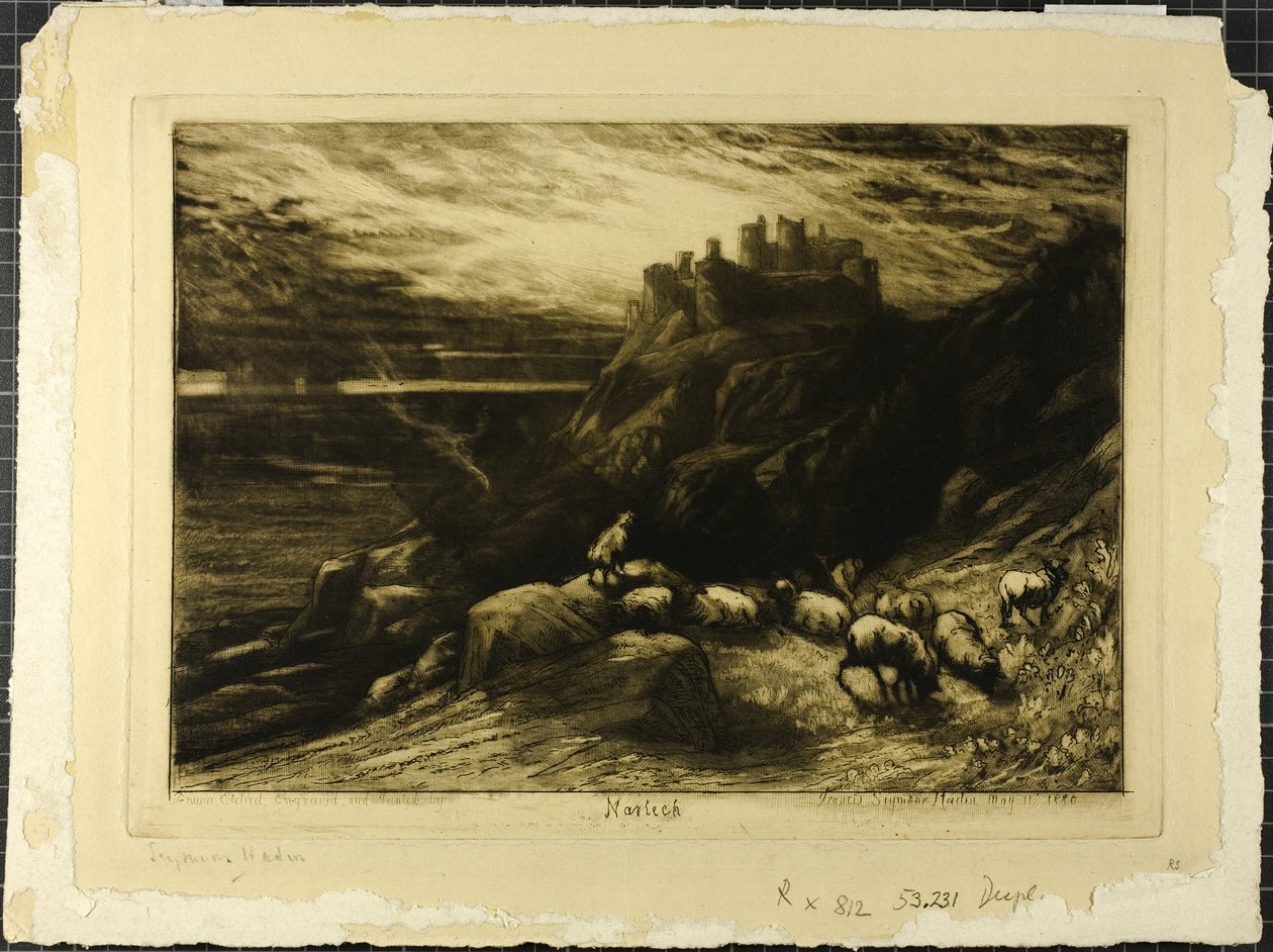 Harlech, No. II od Francis Seymour Haden