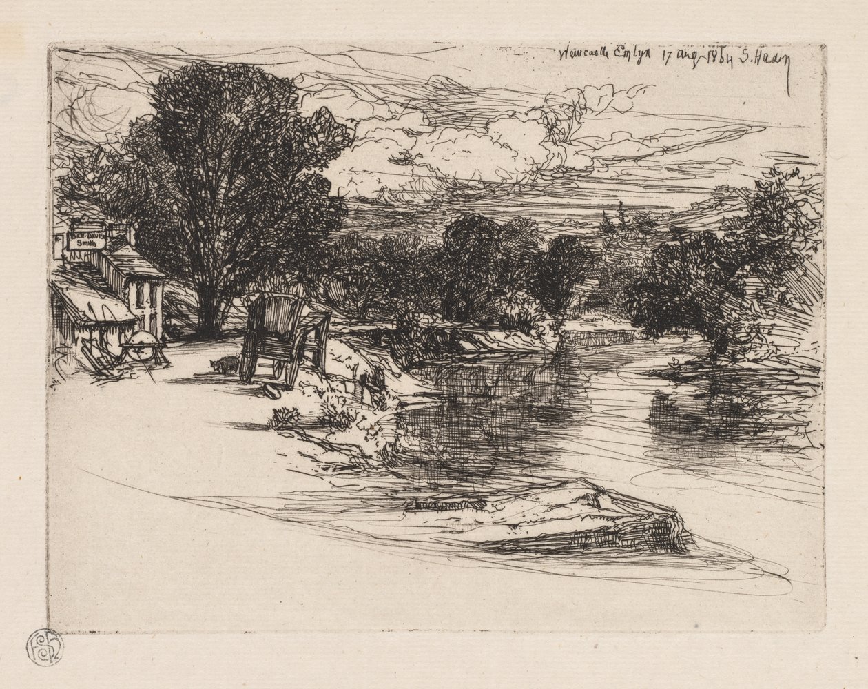 Dům Smythů od Francis Seymour Haden