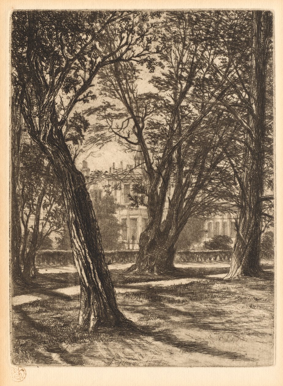 Kensington Gardens, č. 1 (malý talíř) od Francis Seymour Haden