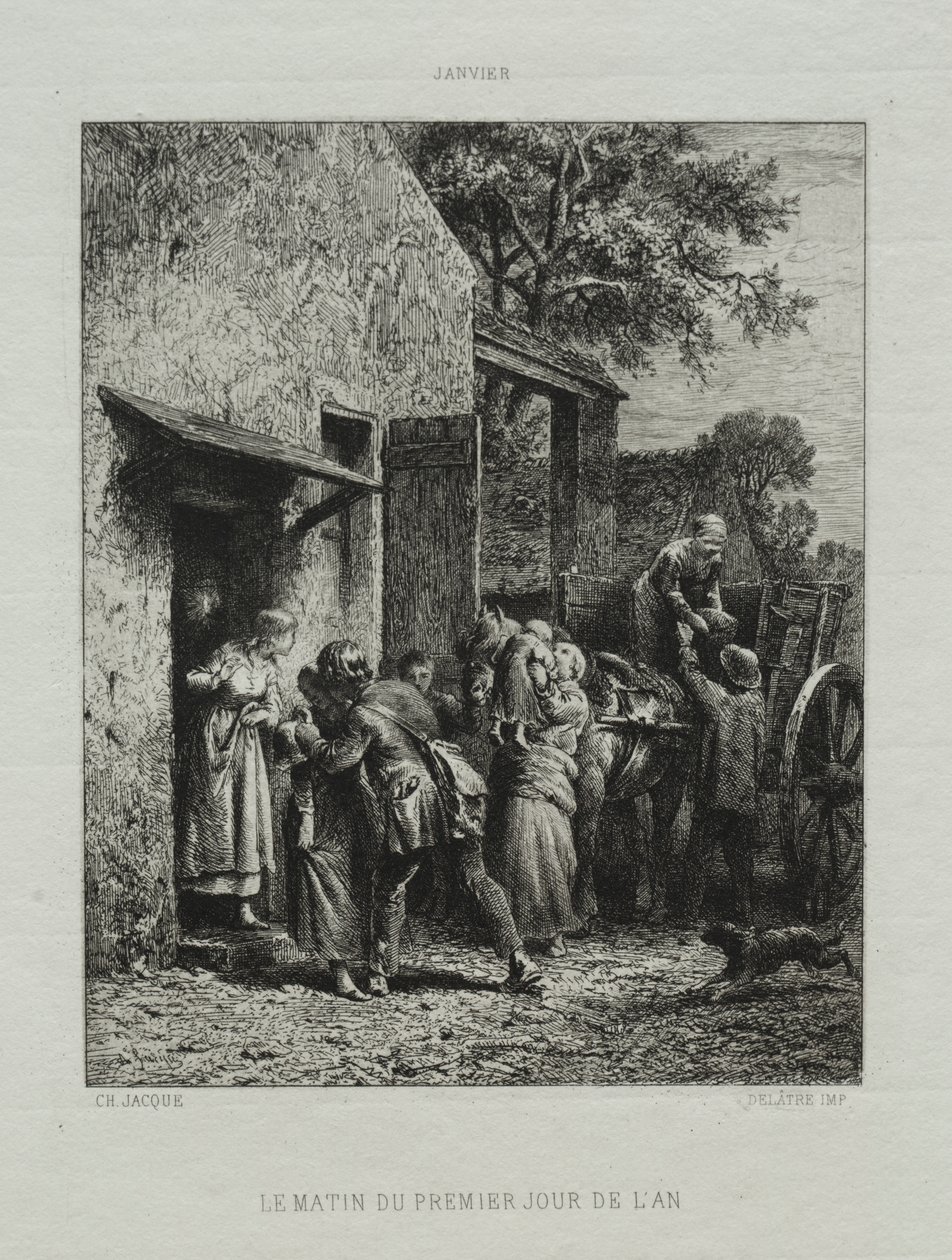 Ráno prvního dne v roce od Francis Seymour Haden