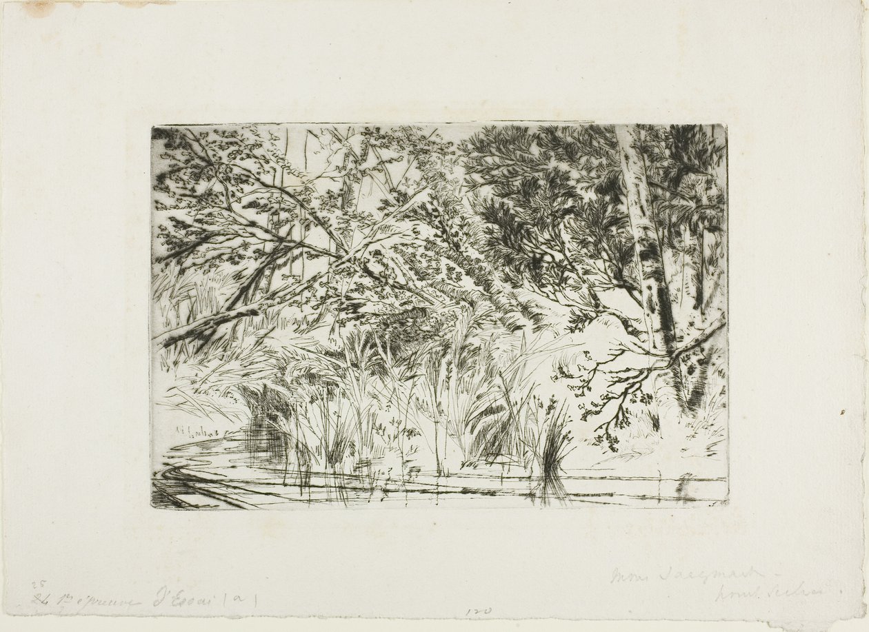 Ústa potoka, č. II od Francis Seymour Haden