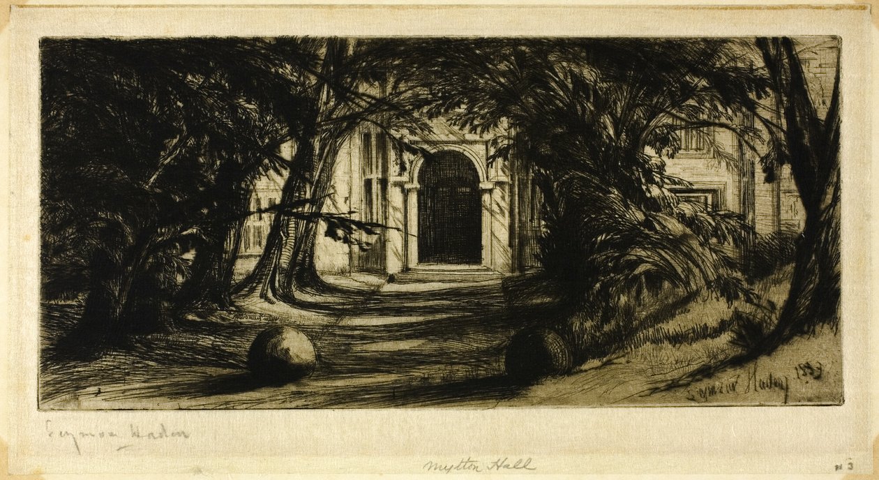 Mytton Hall od Francis Seymour Haden
