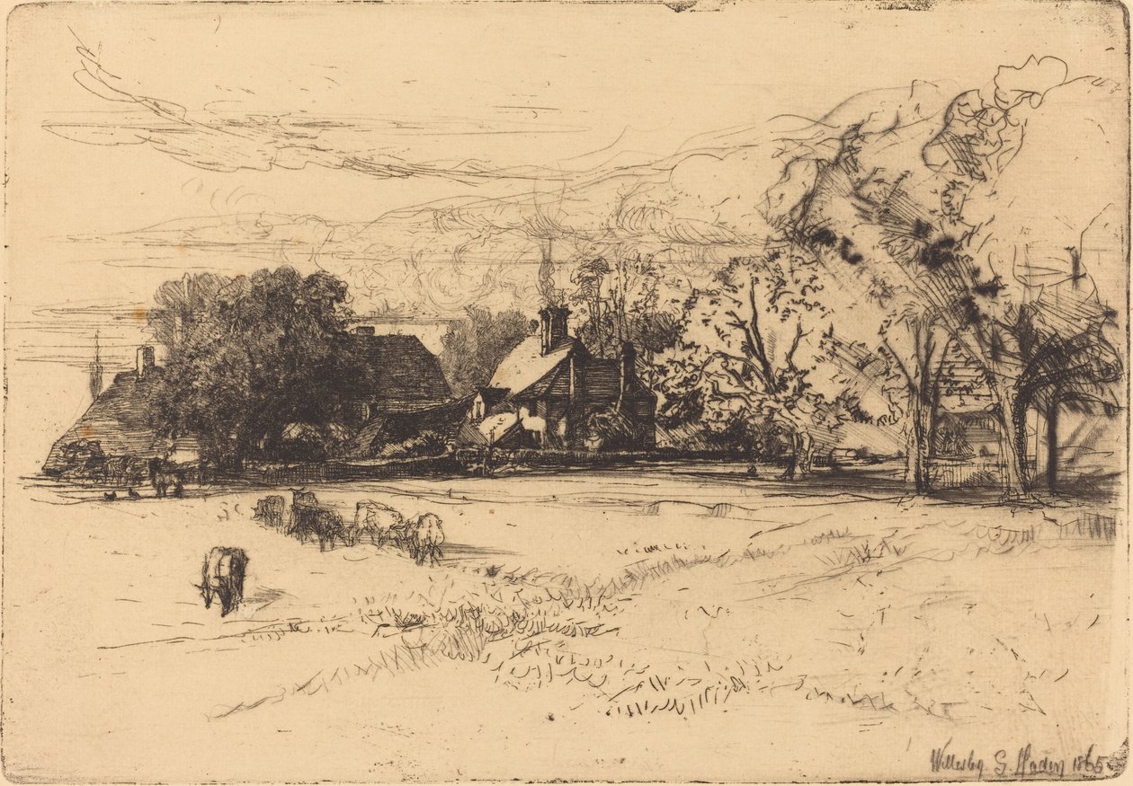 Starý Willesley House od Francis Seymour Haden