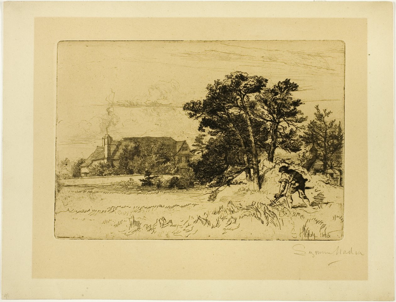 Starý Willesley House od Francis Seymour Haden