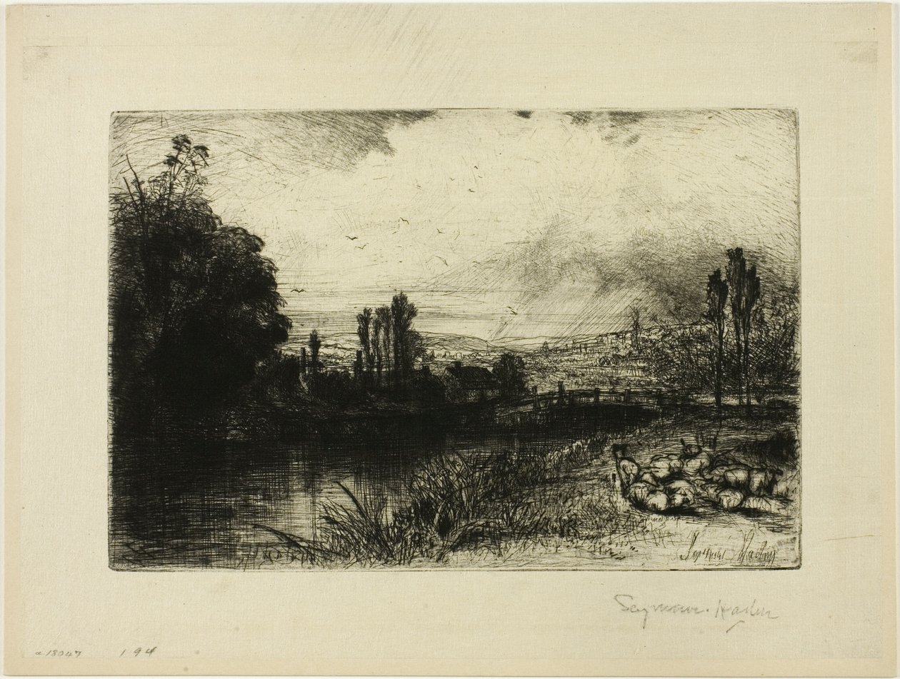 Na Testu od Francis Seymour Haden