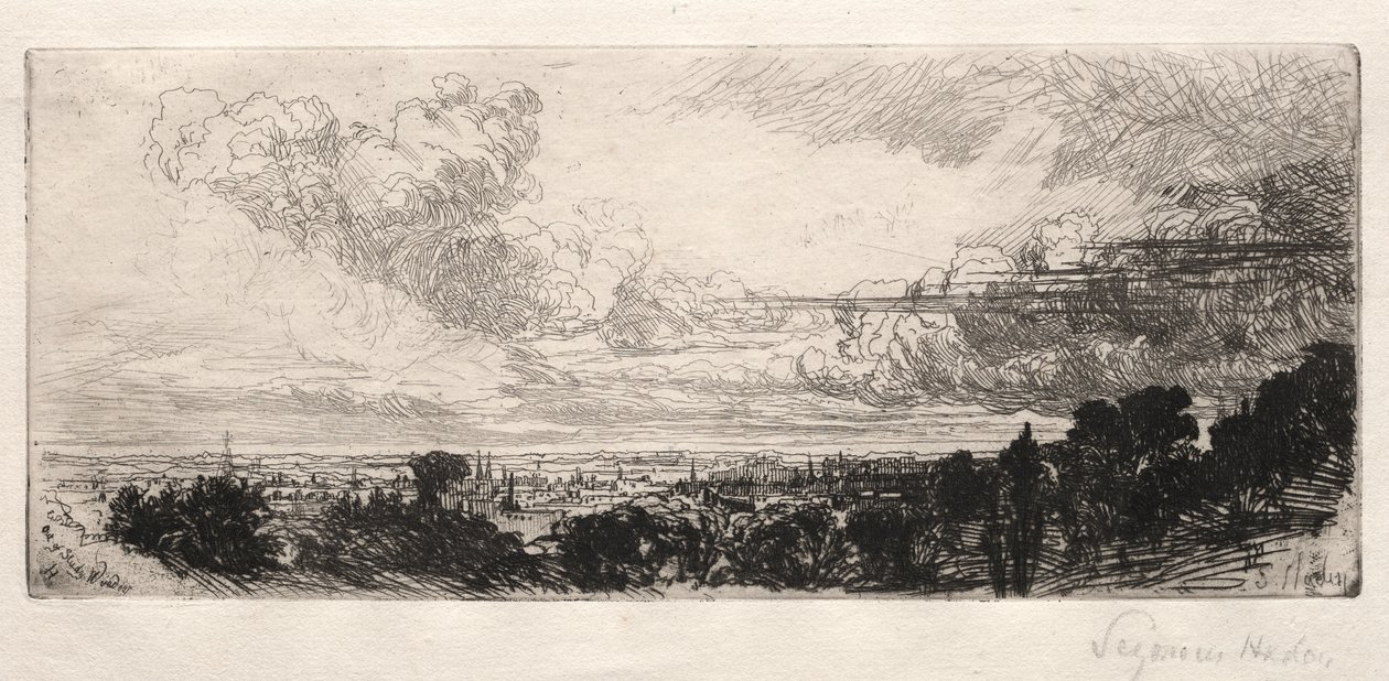 Mimo studium od Francis Seymour Haden