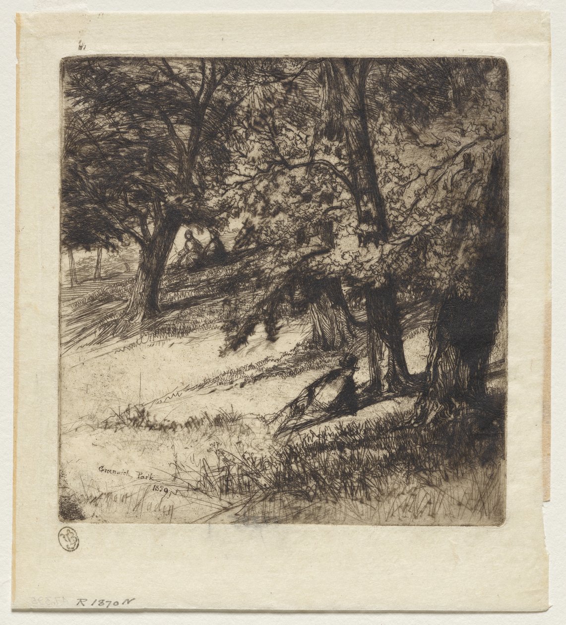 Pod střechou od Francis Seymour Haden