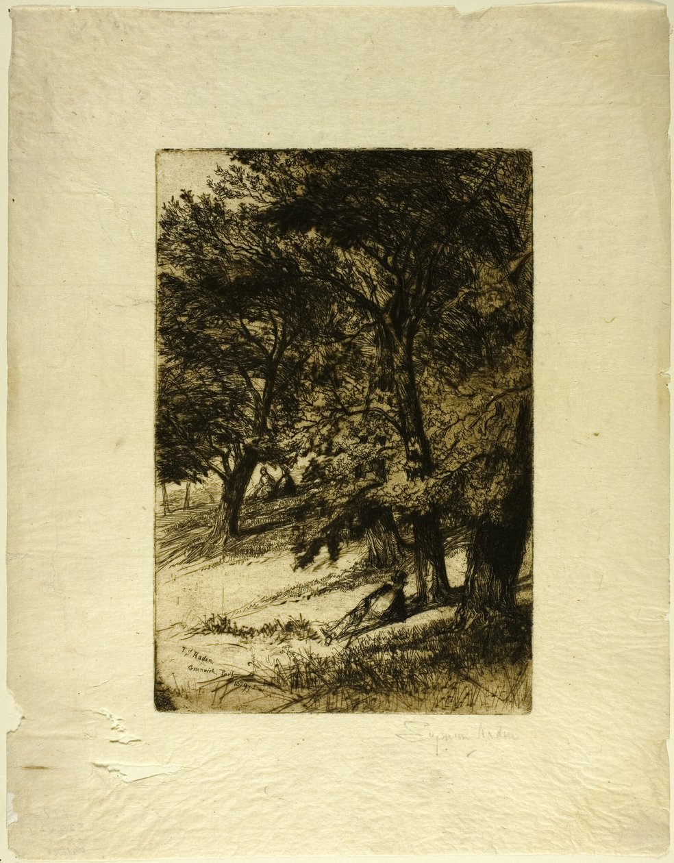 Pod střechou... od Francis Seymour Haden