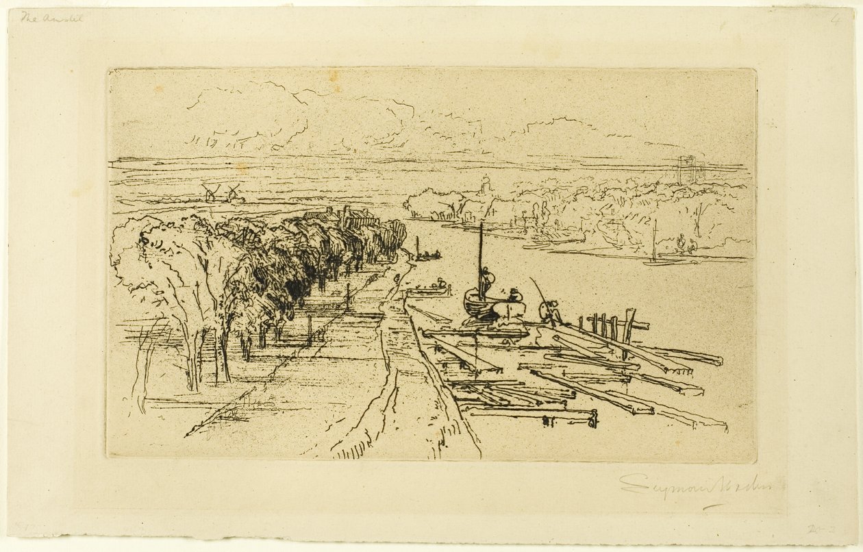 Amstel, č. II od Francis Seymour Haden