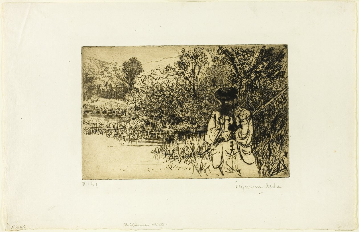Rybář od Francis Seymour Haden