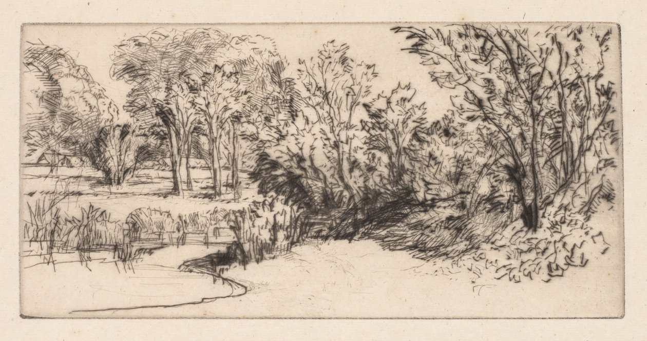 Malý Longparish od Francis Seymour Haden