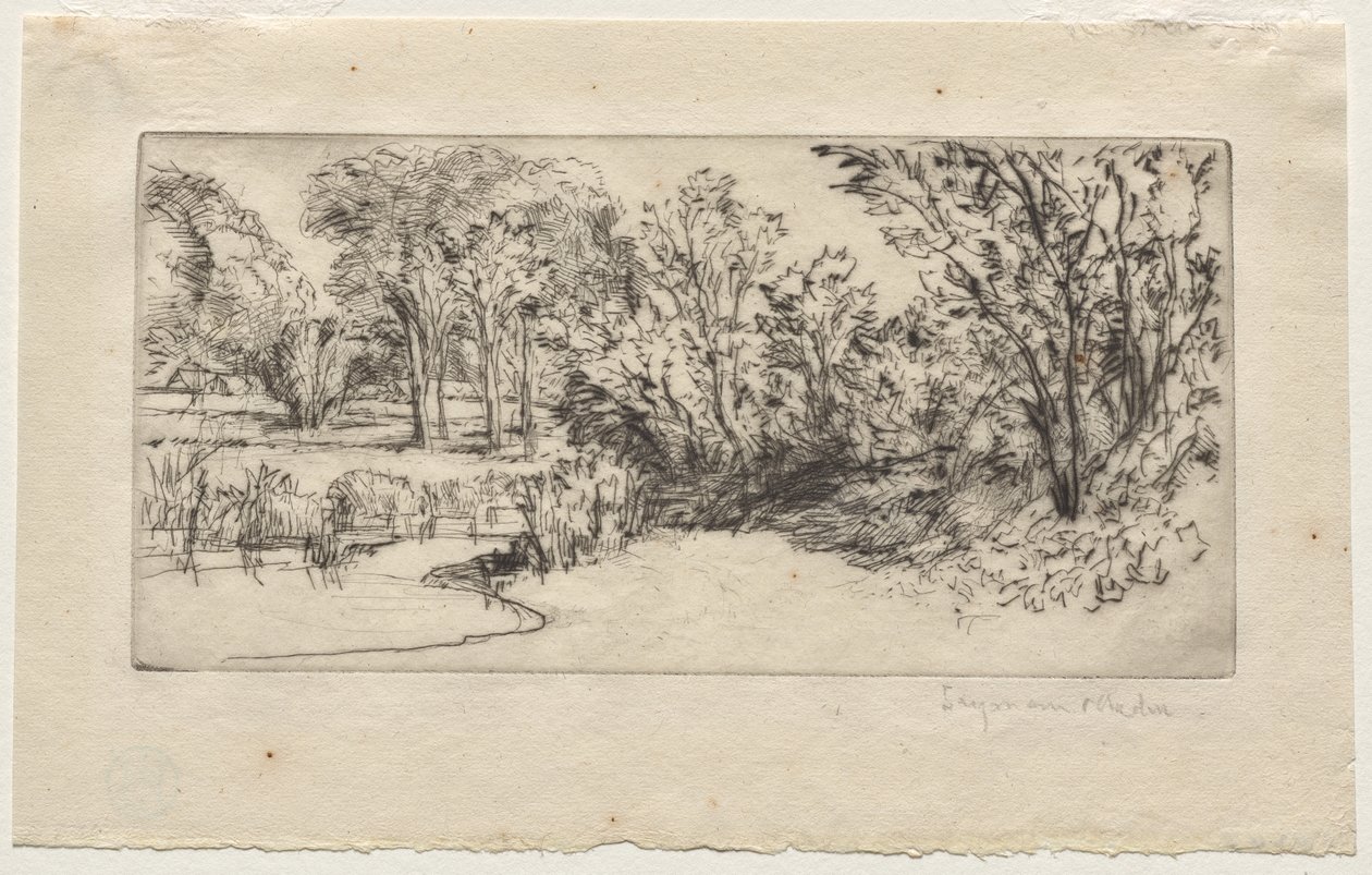 Malý Longparish od Francis Seymour Haden