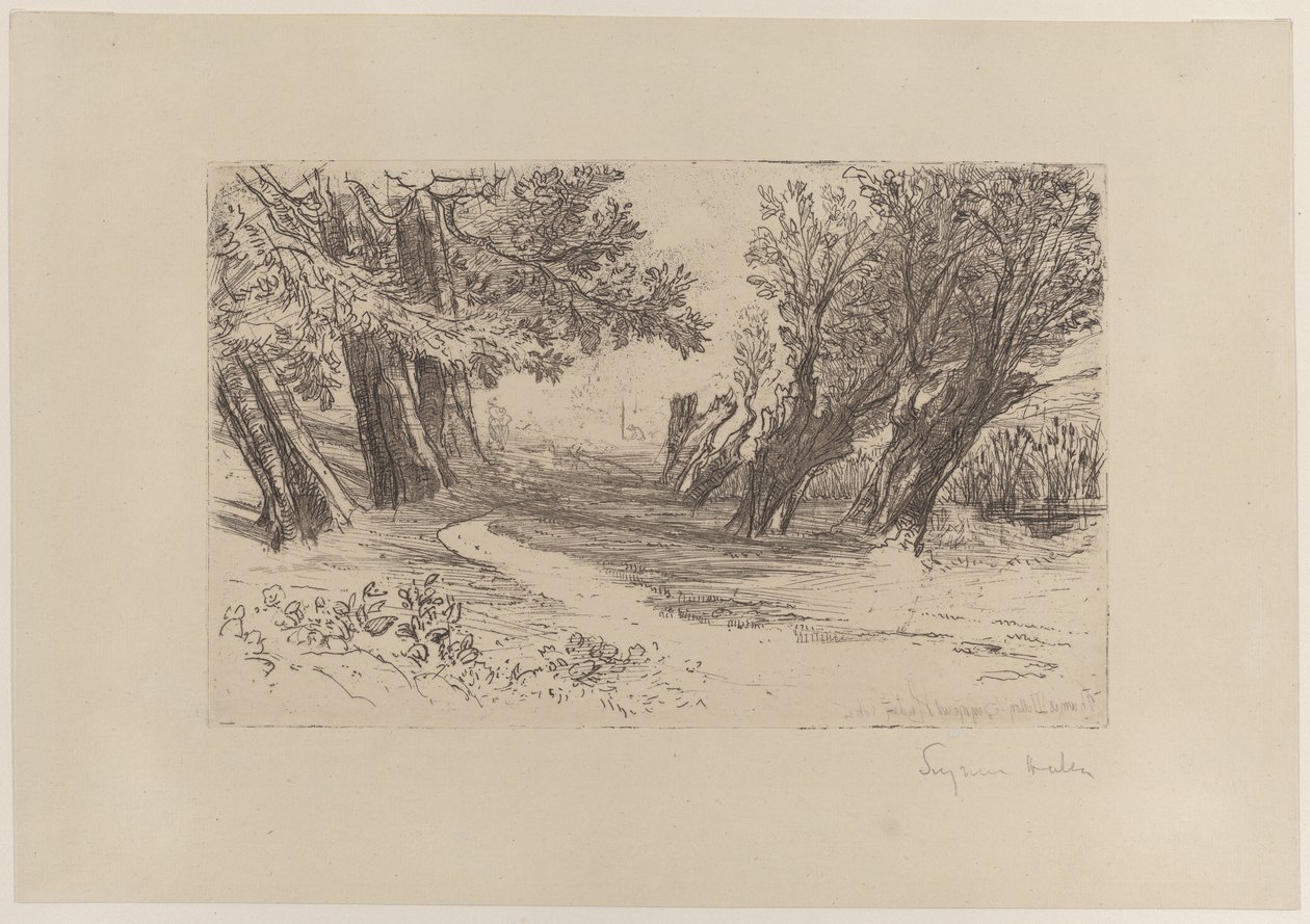 Procházka milenců, č. I, 1864., 1864. od Francis Seymour Haden