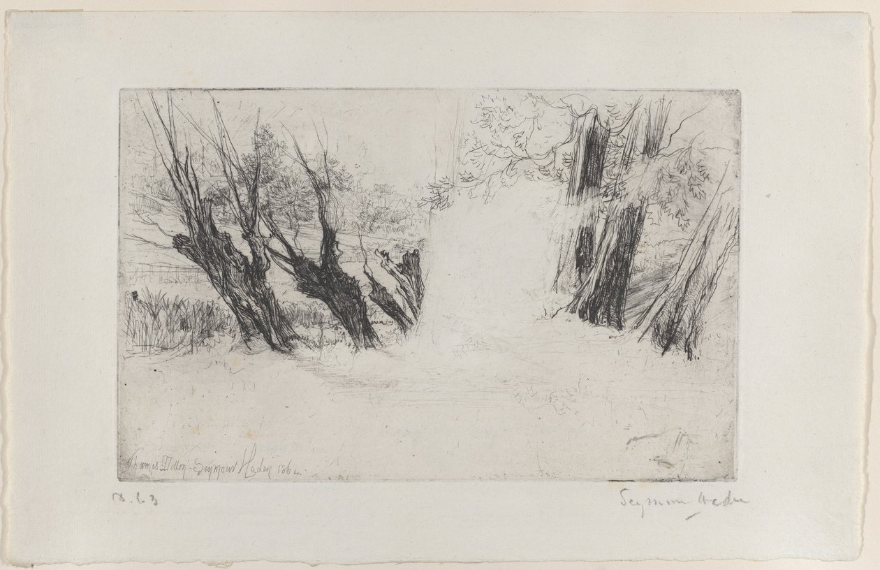 Procházka milenců, č. I, 1864., 1864. od Francis Seymour Haden