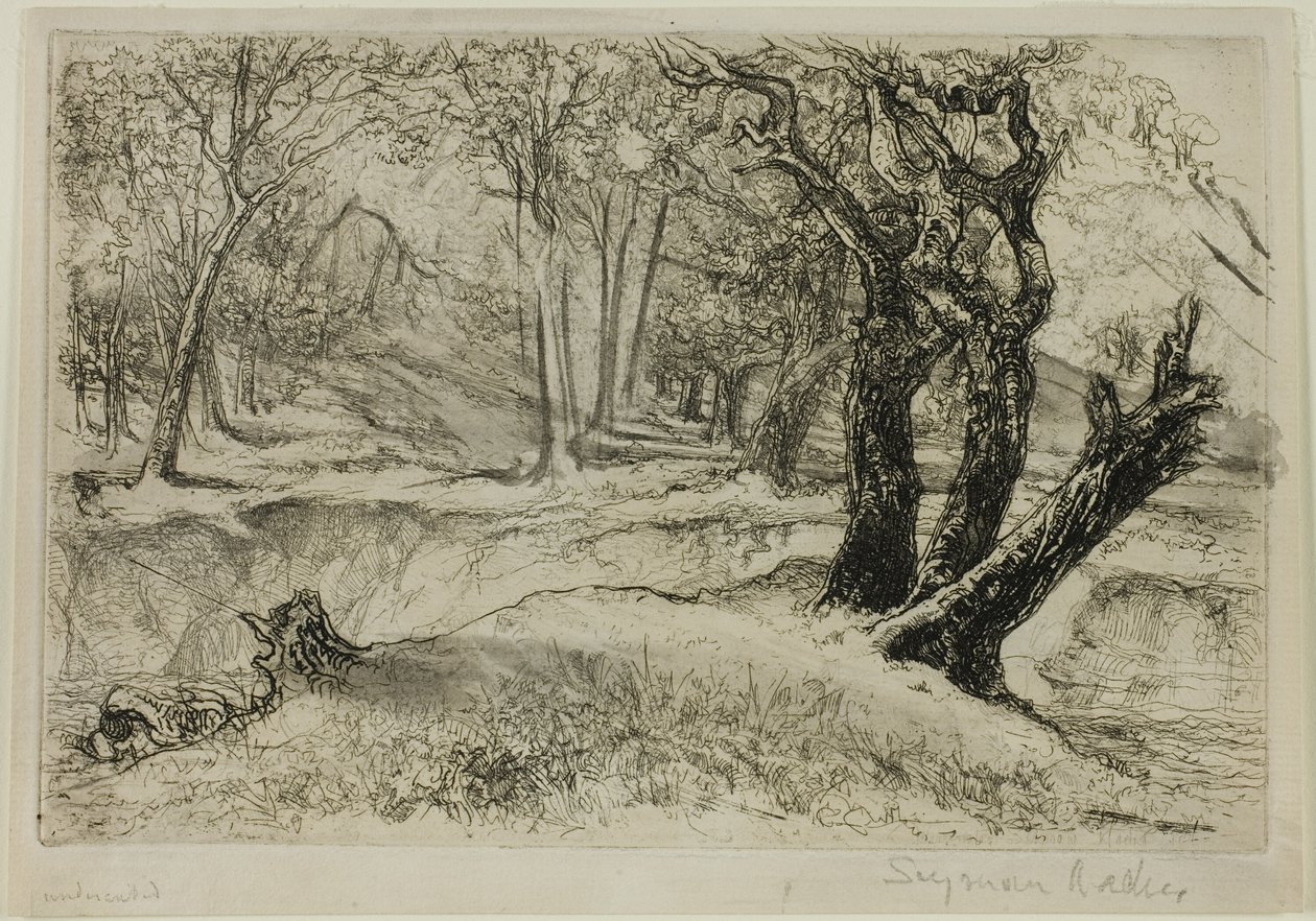 Tři sestry od Francis Seymour Haden