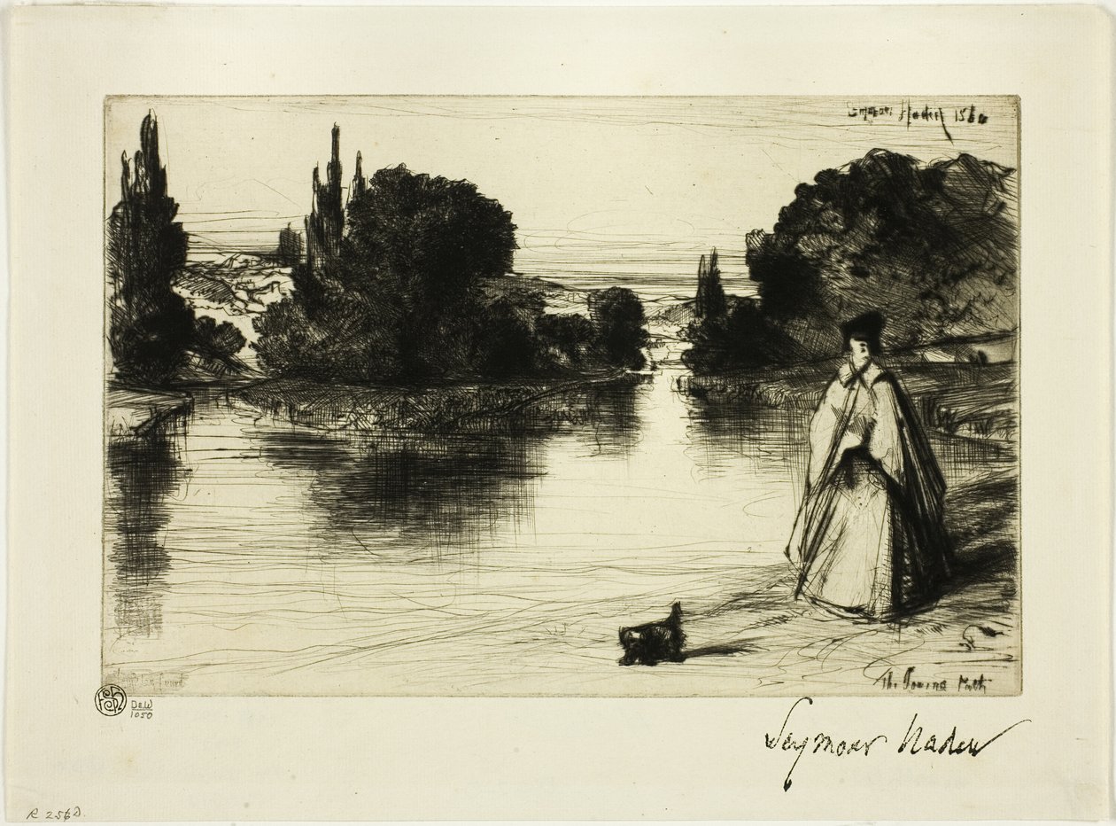 Tažná cesta od Francis Seymour Haden