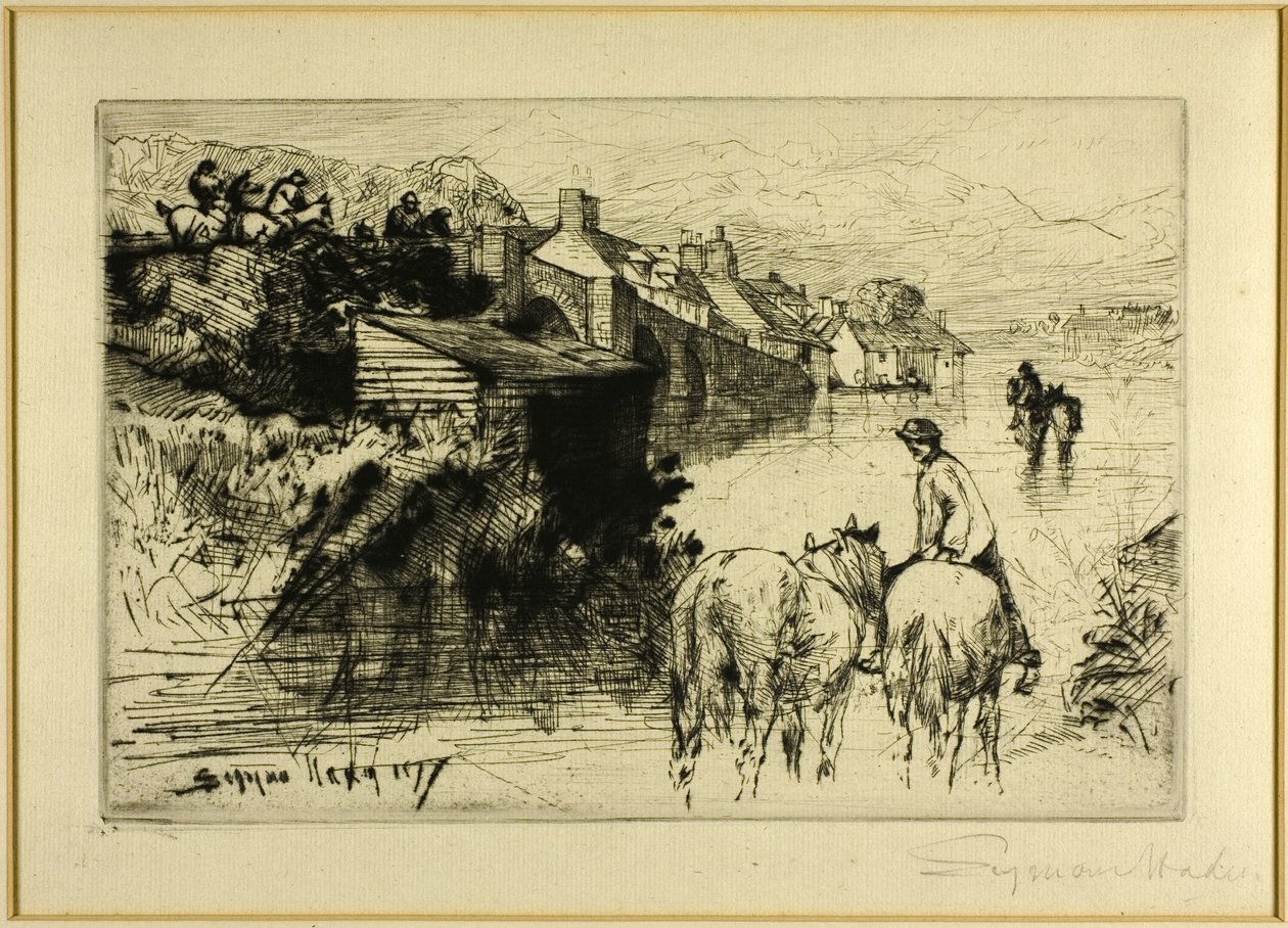 Warehamský most od Francis Seymour Haden