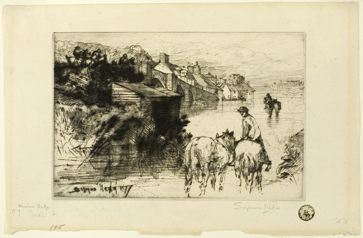 Warehamský most od Francis Seymour Haden