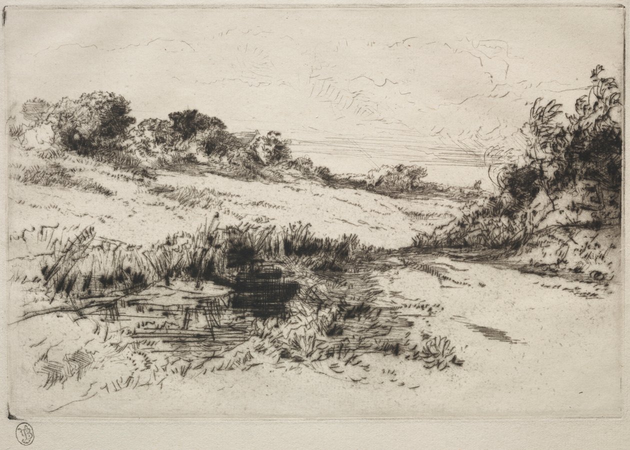 Windmill Hill, č. 1, c. 1877 a později. od Francis Seymour Haden
