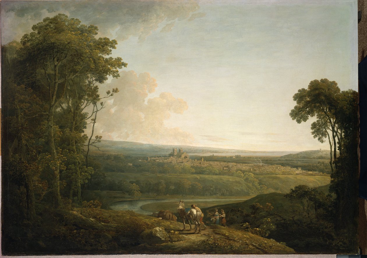 Exeter z Exwicku od Francis Towne