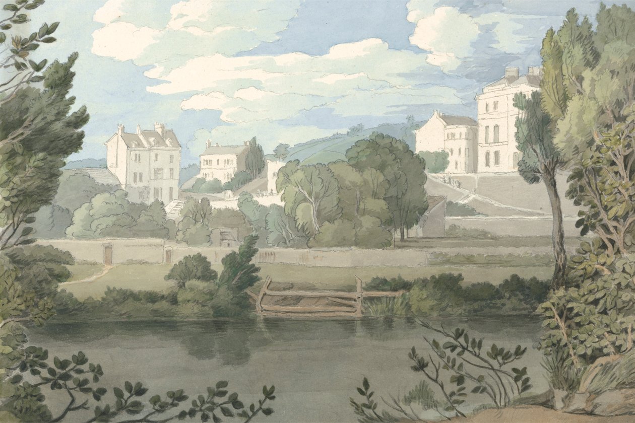 Domy poblíž Plymouthu od Francis Towne