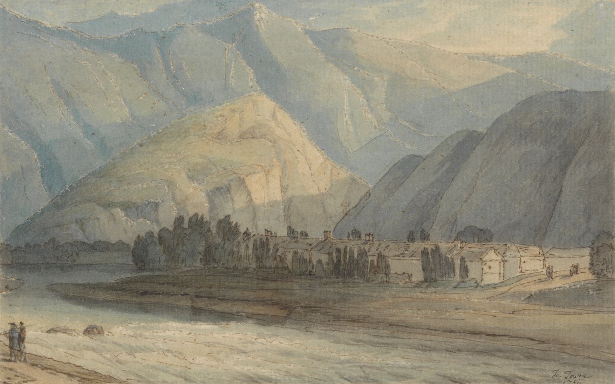 The Grange at Head of Keswick Lake od Francis Towne