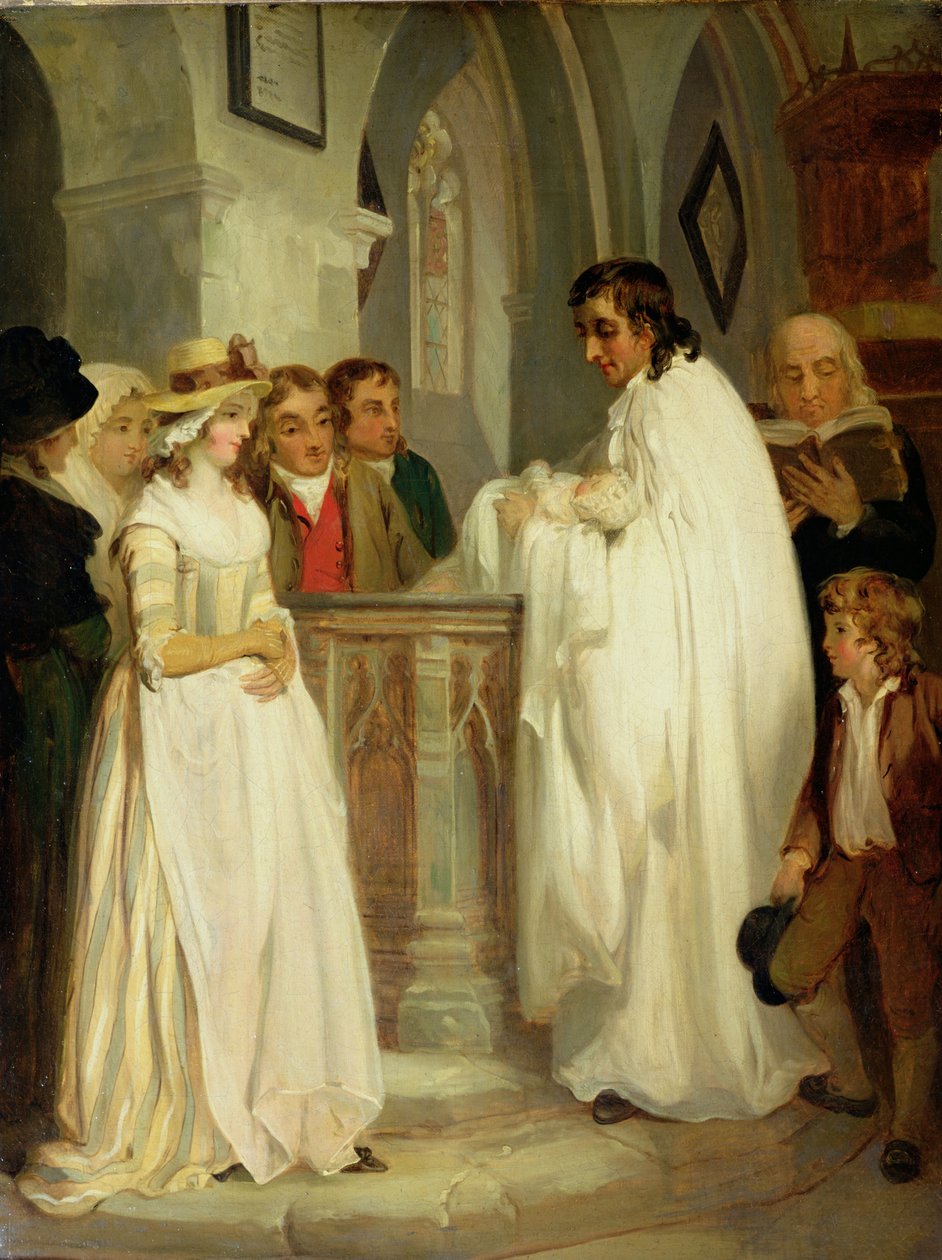Křtiny (olej na plátně) od Francis Wheatley