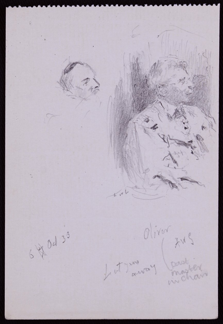 Portrét Basila Olivera od Francis Wilfred Lawson