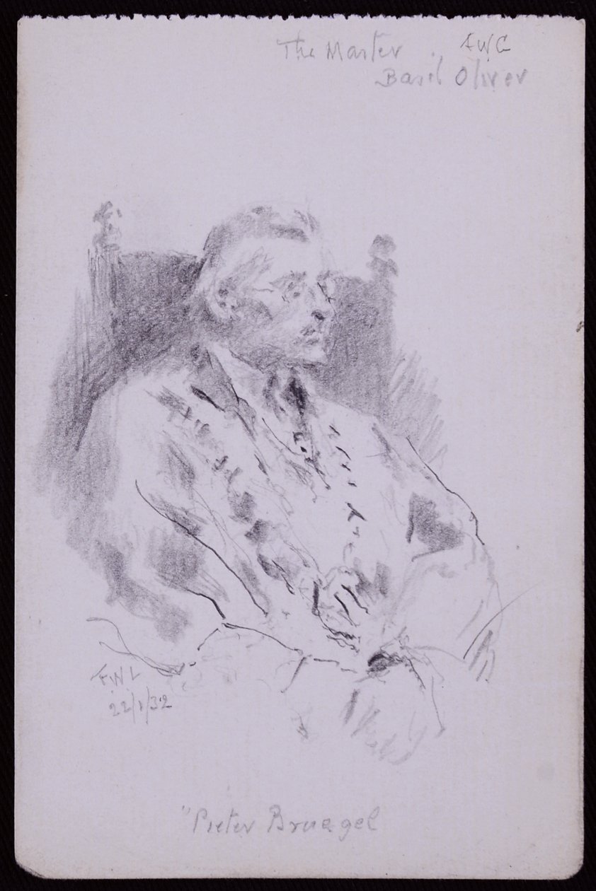 Portrét Basila Olivera od Francis Wilfred Lawson