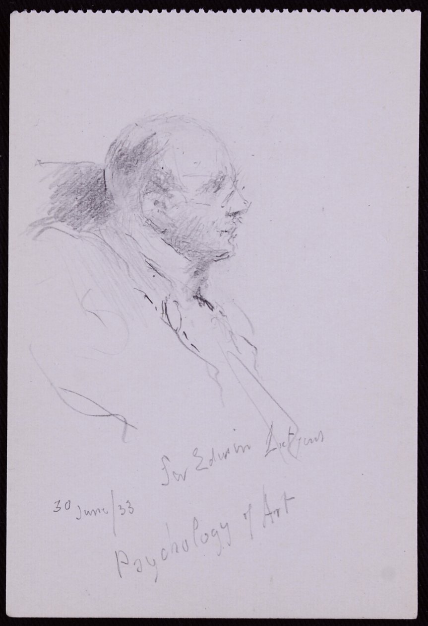 Portrét Edwina Lutyense od Francis Wilfred Lawson