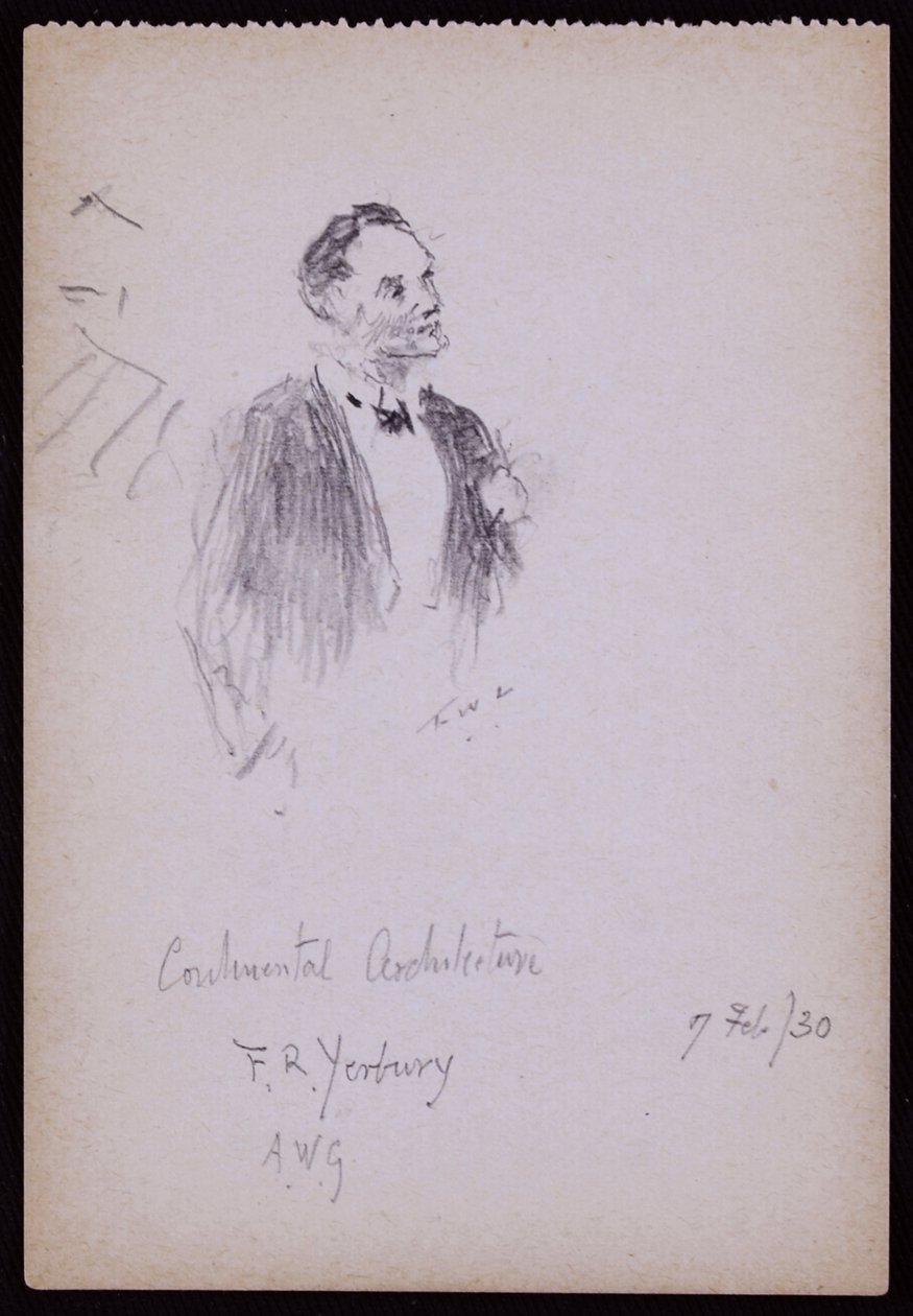 Portrét FR Yerburyho od Francis Wilfred Lawson