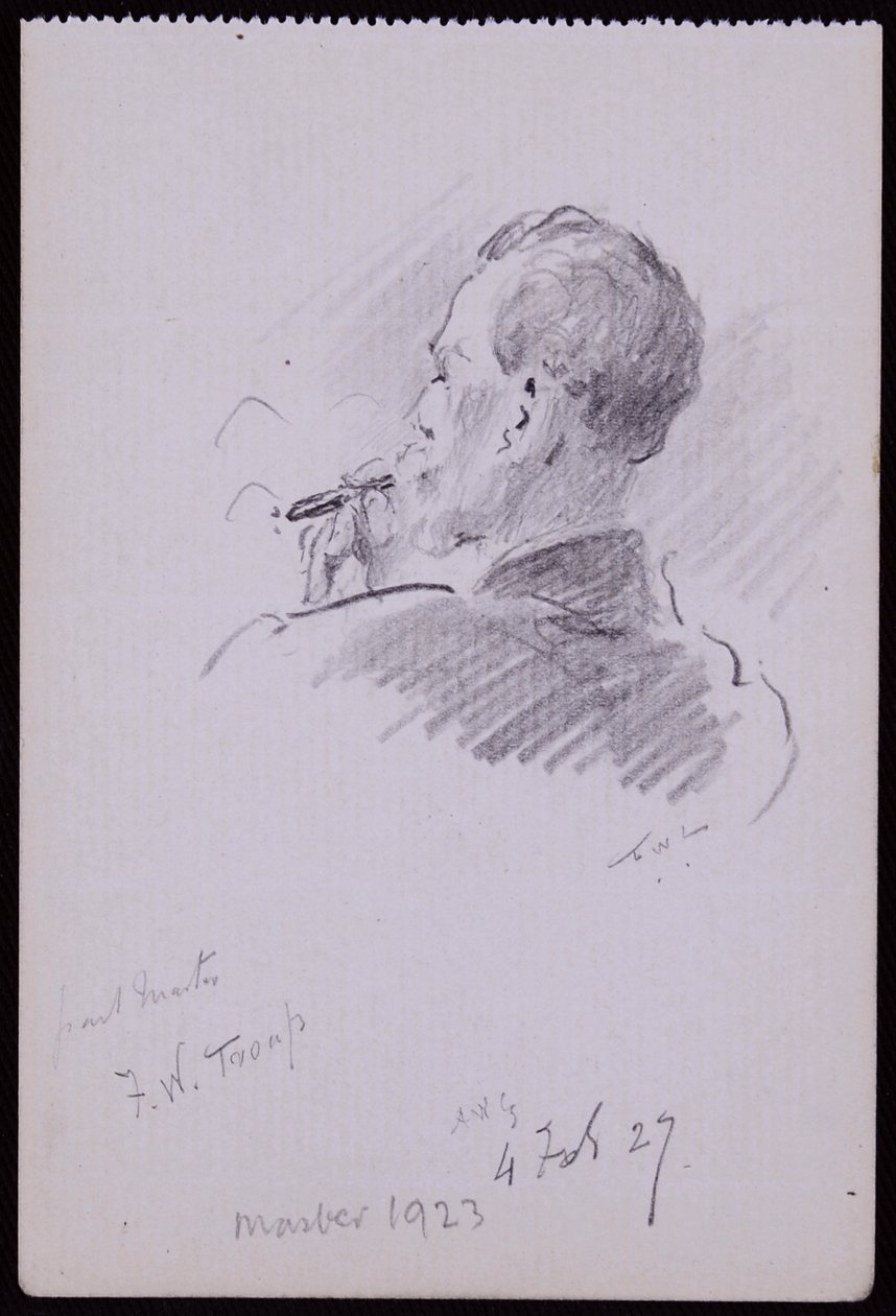 Portrét Francise Troupa od Francis Wilfred Lawson