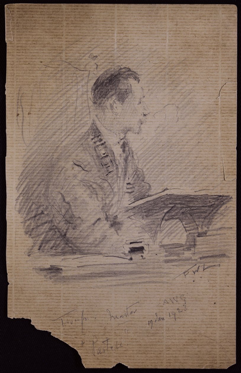 Portrét Francise Troupa od Francis Wilfred Lawson