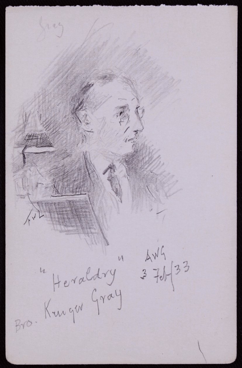 Portrét George Kruger Gray od Francis Wilfred Lawson