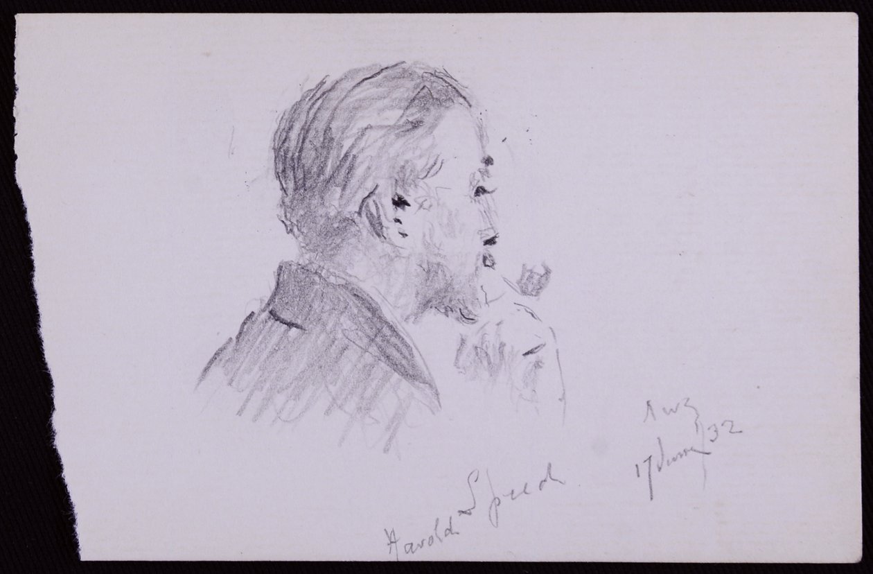 Portrét Harolda Speeda od Francis Wilfred Lawson