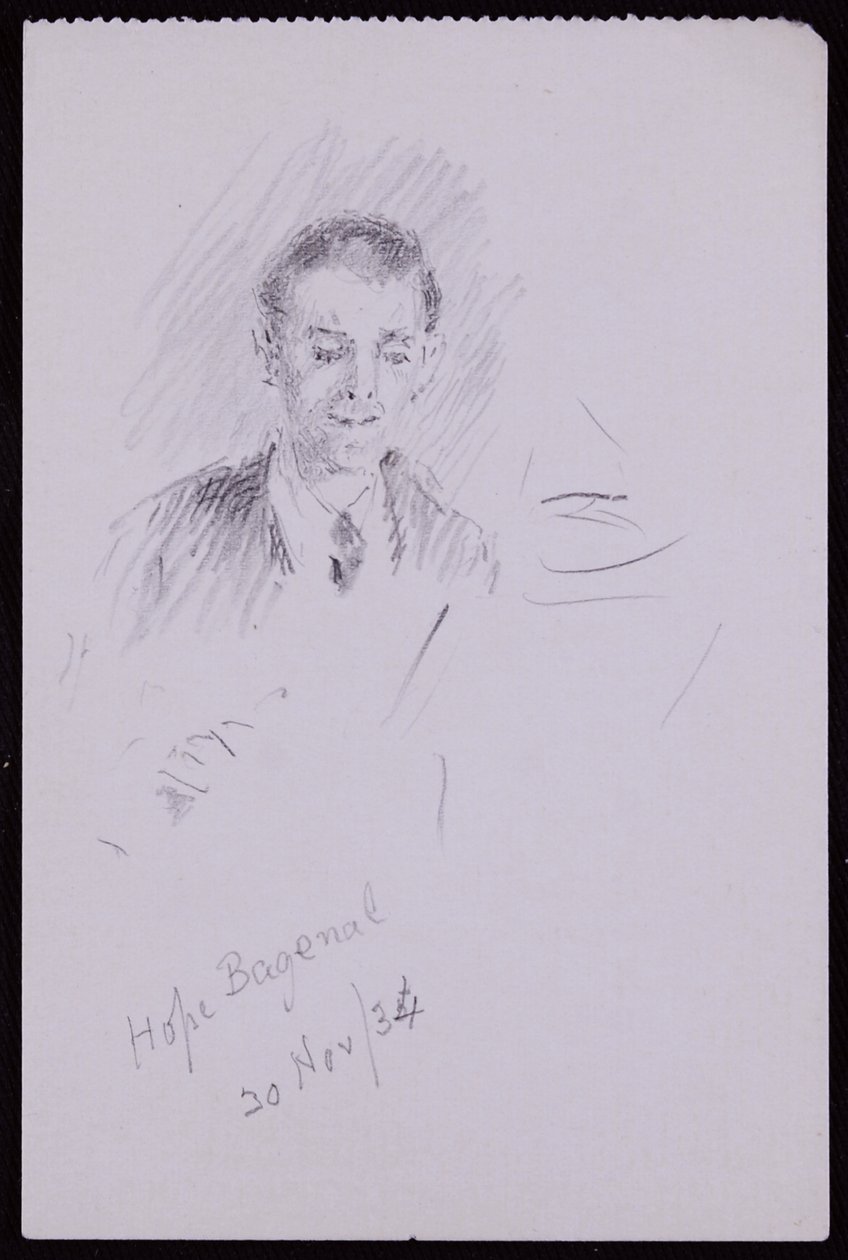 Portrét Hope Bagenal od Francis Wilfred Lawson
