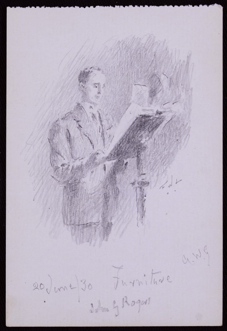 Portrét Johna G Rogerse od Francis Wilfred Lawson