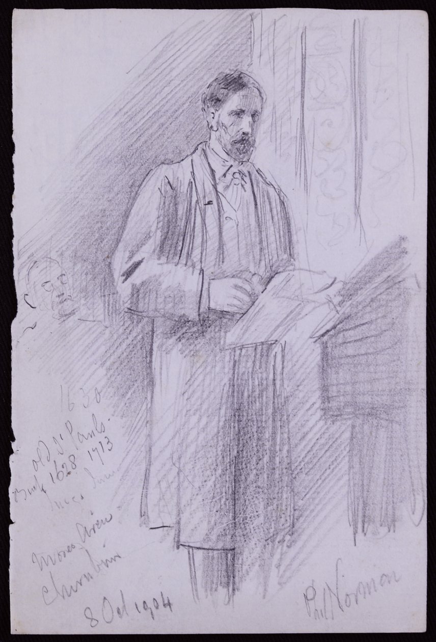 Portrét Philipa Normana od Francis Wilfred Lawson