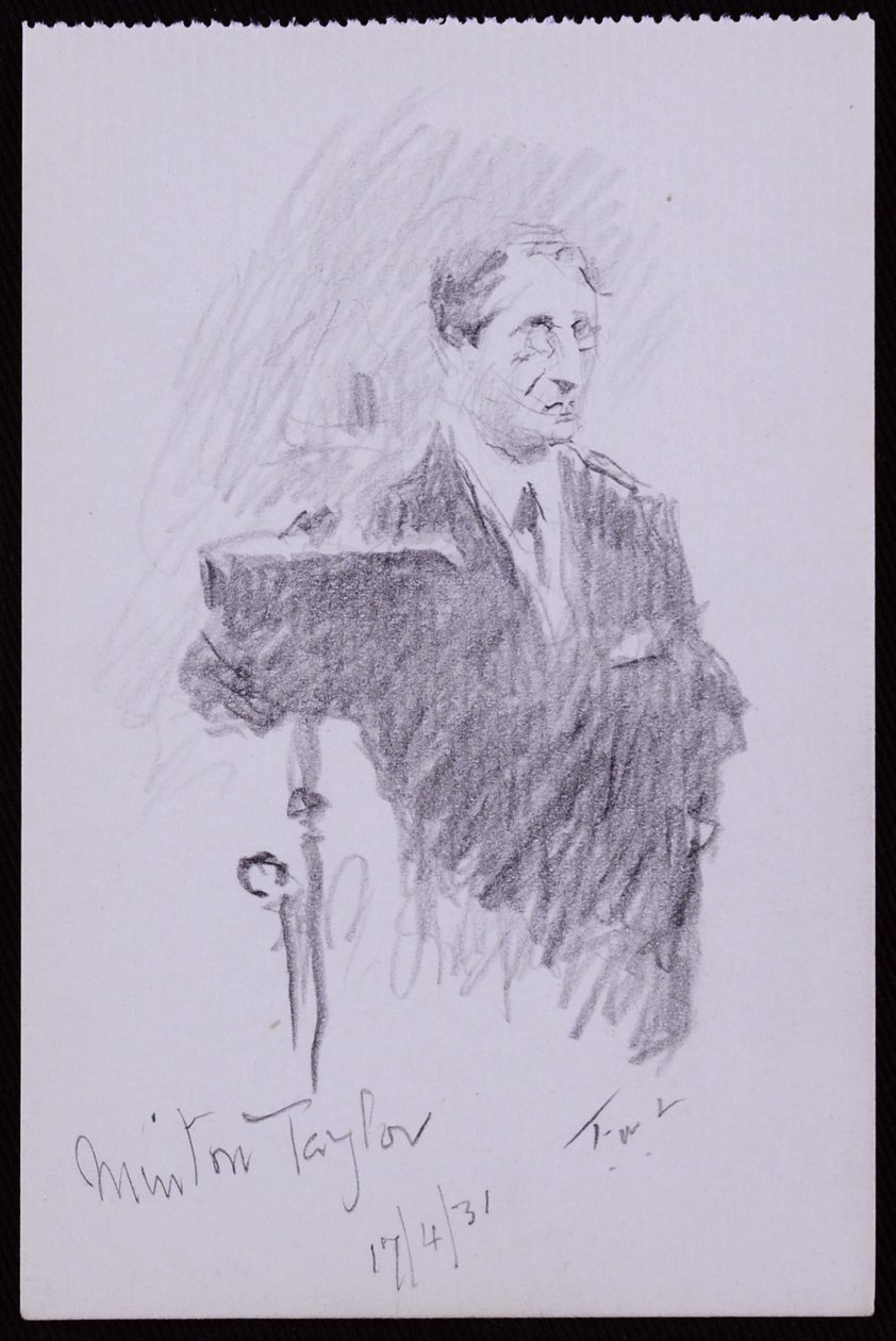 Portrét R. Mintona Taylora od Francis Wilfred Lawson