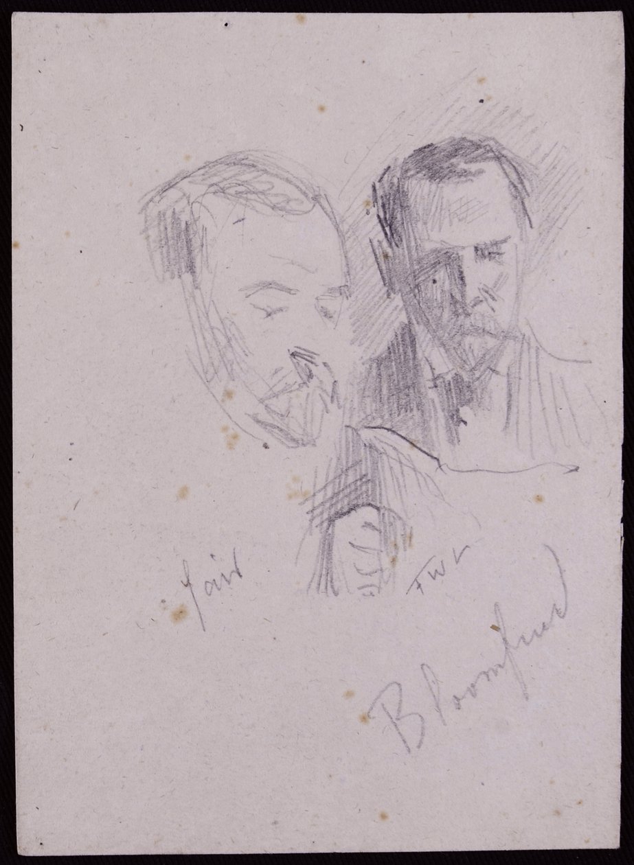 Portrét Reginalda Blomfielda, kolem roku 1894 (tužka na papíře) od Francis Wilfred Lawson