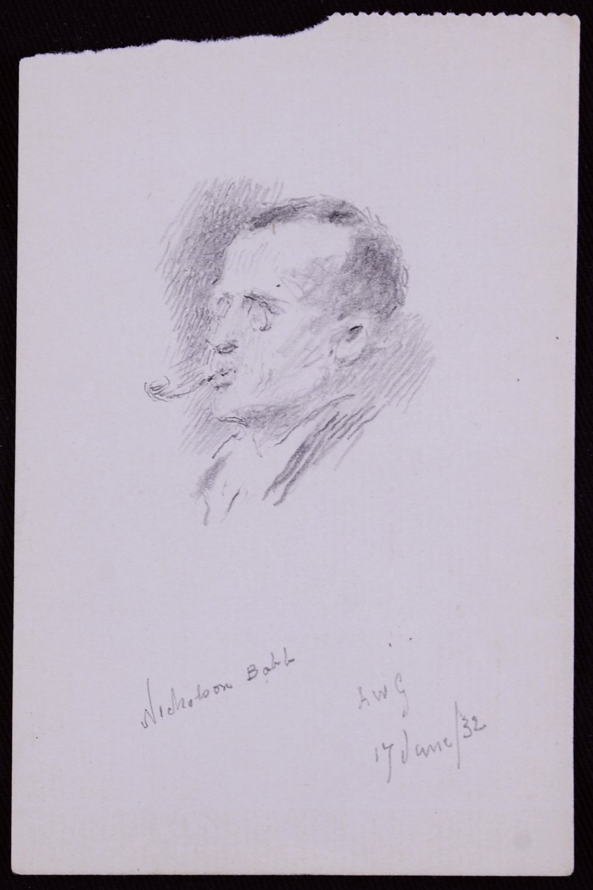 Portrét S Nicholson Babb od Francis Wilfred Lawson