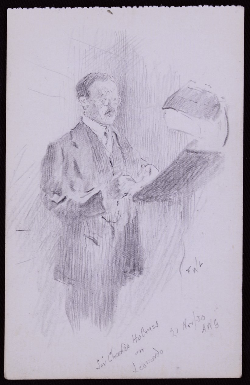Portrét sira Charlese Holmese od Francis Wilfred Lawson