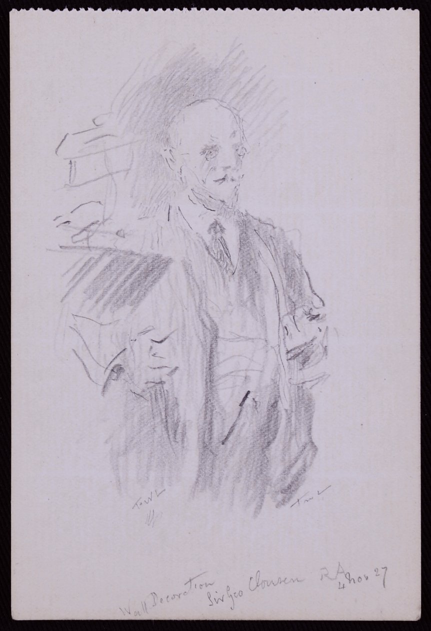 Portrét sira George Clausena od Francis Wilfred Lawson